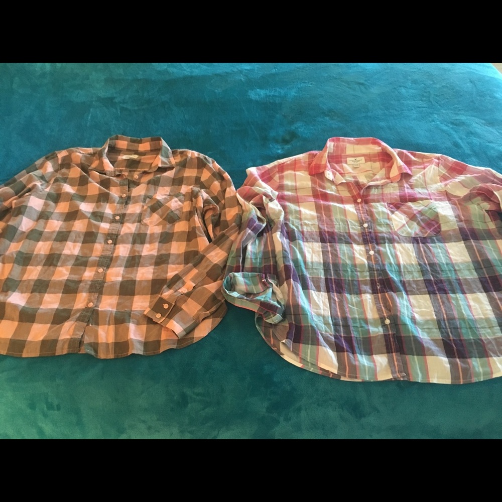 American Eagle Button Up Top Set - image 1